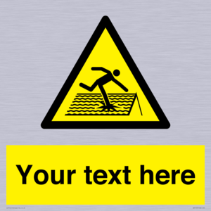 Custom Figure on Roof Sign